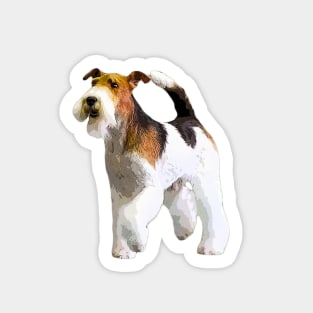 Fox Terrier Wire Foxy Dog Sticker